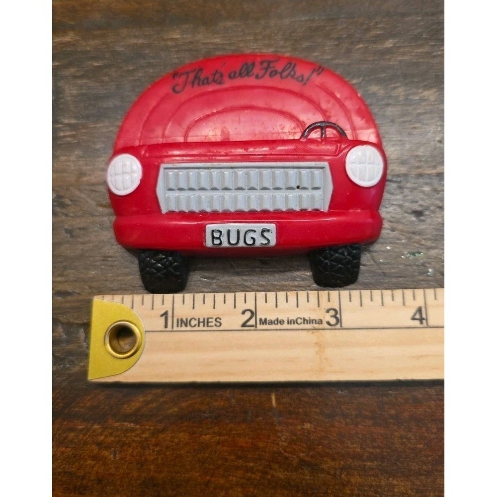 Vintage 1990s Looney Tunes 3D Fridge Magnet Bugs Bunny Sylvester Tweety Taz 3" - Picture 8 of 9